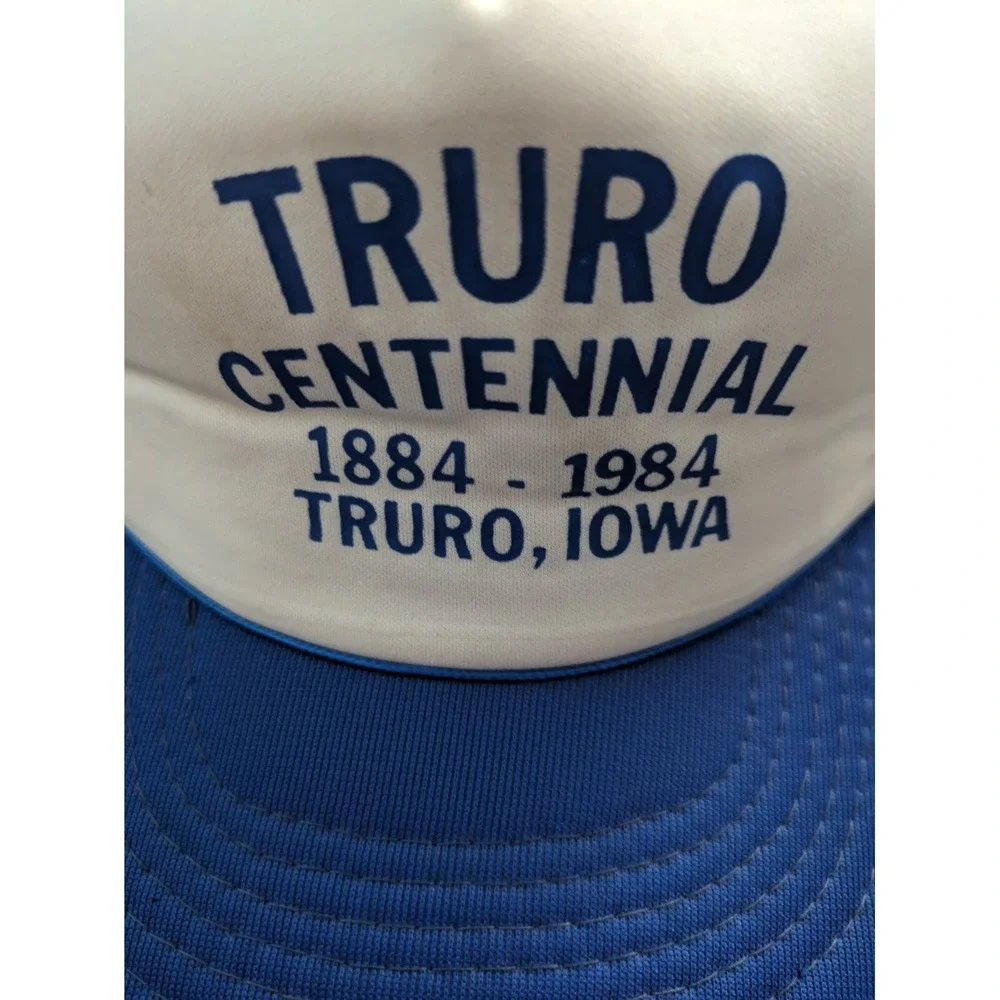 Truro Centennial Truro Iowa‎ 100yr anniversary hat snapback mesh back Young-An